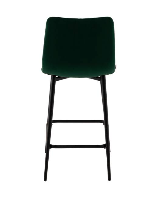 Стул полубарный Одди Diamond велюр темно-зеленый