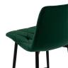 Стул полубарный Одди Diamond велюр темно-зеленый
