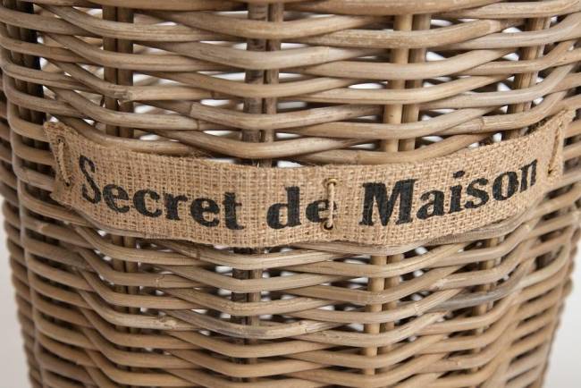 Корзина Secret de Maison Янбе/Yanbe (набор из 2 штук) натуральный ротанг, 31х31х44/39х39х54, натуральный кубу Натуральный Кубу / Natural Kubu натуральный ротанг