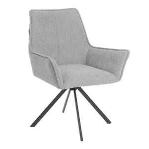 Кресло Murano/Мурано опора 360, велюр/букле (HYP), светло-серый светло-серый велюр/букле (HYP)