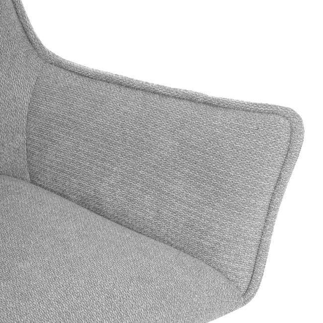 Кресло Murano/Мурано опора 360, велюр/букле (HYP), светло-серый светло-серый велюр/букле (HYP)