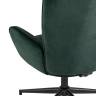 Кресло Филадельфия велюр изумрудный ножка черная