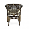 Кресло для отдыха плетеное из ротанга "Пеланги" (Браун)