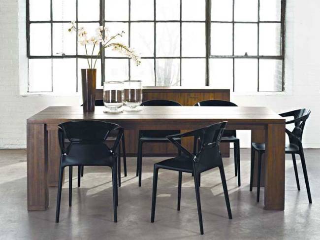 Кресло пластиковое Ego-K черный 550х530х820 мм