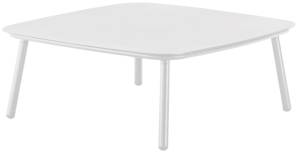 Столик металлический кофейный Venice белый 450х450х370 мм