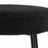 Барный стул Plato black fabric