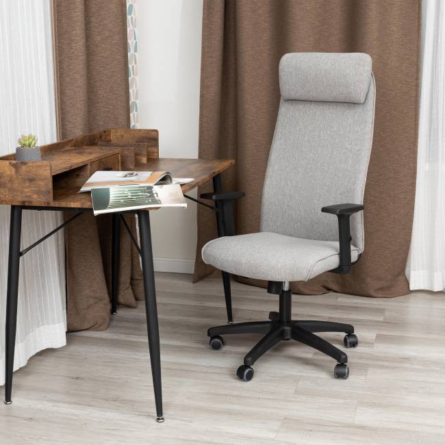 Кресло PRAGMATIC PLT ткань, серо-бежевый, 3M 16/2 серо-бежевый ткань