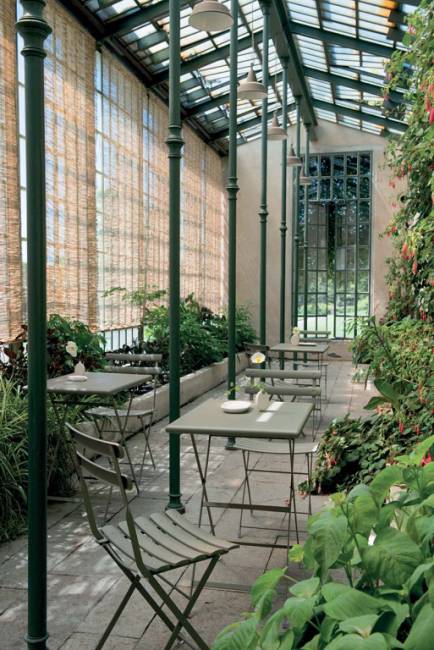 Стул металлический складной Arc en Ciel зеленый 425х430х810 мм