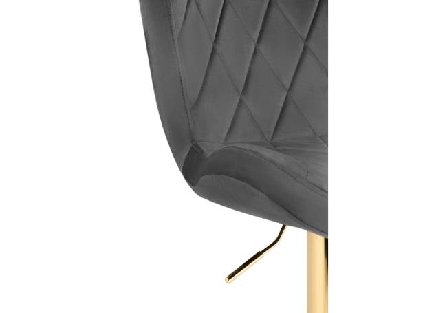 Барный стул Porch dark gray / golden