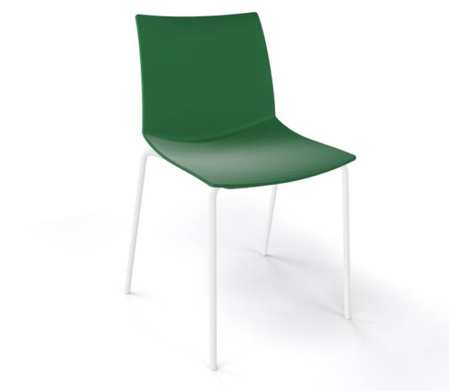 Стул пластиковый Kanvas NA зеленый милитари 470х500х790 мм