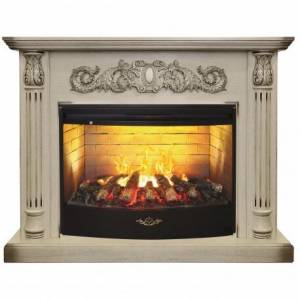 3D-электрокамин Stone Corner STD c очагом 3D Oregan