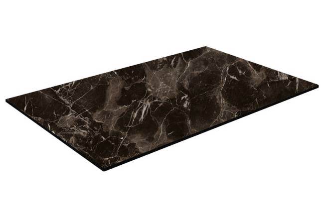 Столешница прямоугольная HPL Fitto каракабейский мрамор 770х1200х12 мм