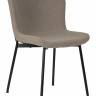 Стул обеденный DOBRIN MILO, черные ножки, бежевый букле (UF992-04)