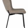 Стул обеденный DOBRIN MILO, черные ножки, бежевый букле (UF992-04)