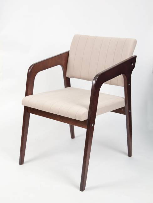 Стул-кресло Шадди венге/бежевый