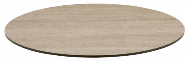 Столешница круглая Compact Laminate для подстолья Nemo, Domino, Tiffany, Cross состаренный дуб тортора Ø700х10 мм