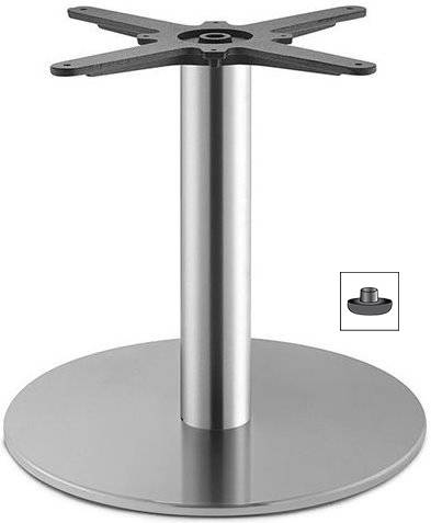 Подстолье металлическое Tiffany сатинированный стальной Ø450х400 мм