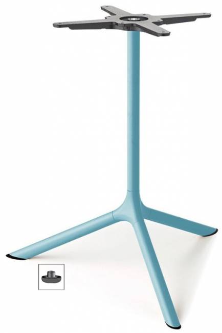 Подстолье металлическое Tripe Maxi голубой Ø790х730 мм