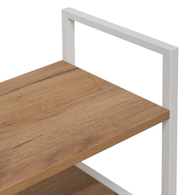 Стеллаж Leset Стилвуд 25 широкий, 5 полок Белый