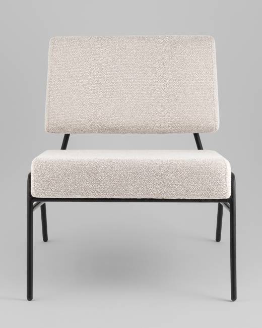 Кресло Теллинг шенилл серо-бежевый