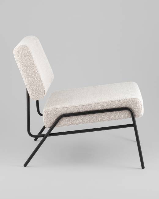 Кресло Теллинг шенилл серо-бежевый