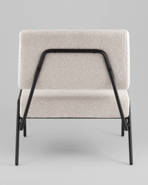 Кресло Теллинг шенилл серо-бежевый