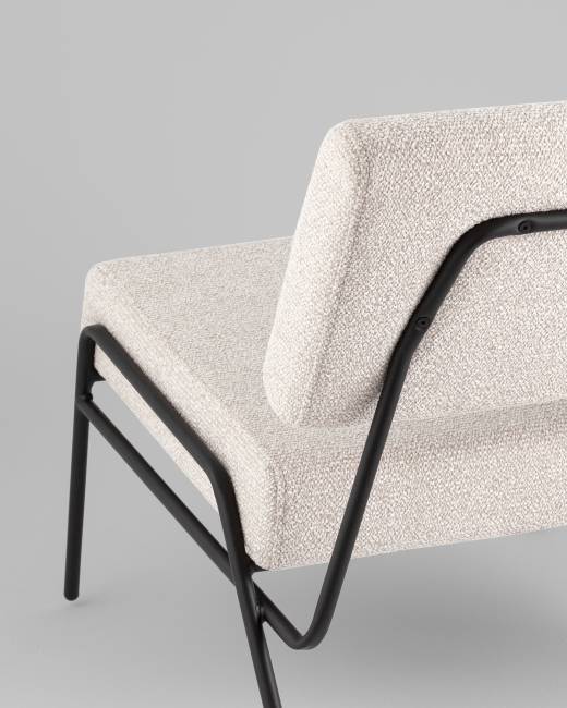 Кресло Теллинг шенилл серо-бежевый