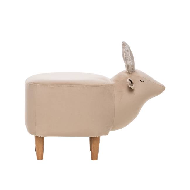 Пуф Leset Maral COMBI V18 бежевый, компаньон Milos 02 белый Бук