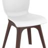 Стул пластиковый Mio-PP коричневый, белый 440х560х840 мм