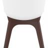 Стул пластиковый Mio-PP коричневый, белый 440х560х840 мм