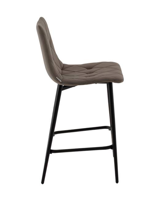 Стул полубарный Одди Diamond велюр темно-серый