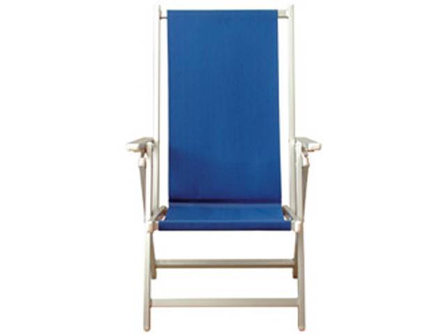 Кресло-шезлонг текстиленовое складное Marinella серебристый 760х640х1120 мм