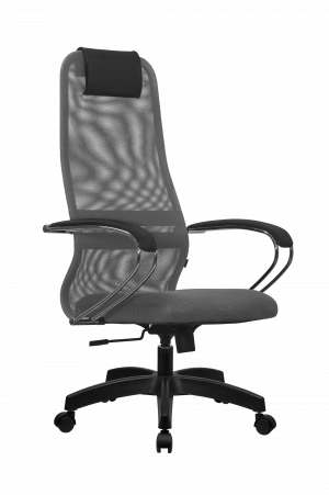 Кресло SU-B-8/подл.131/осн.001, светло-серый/светло-серый