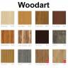 Стол обеденный Fuoz Werzalit Woodart черный, кокоболо 800х800х750 мм