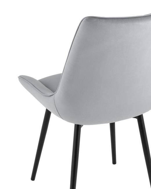 Стул Дарвин велюр серый