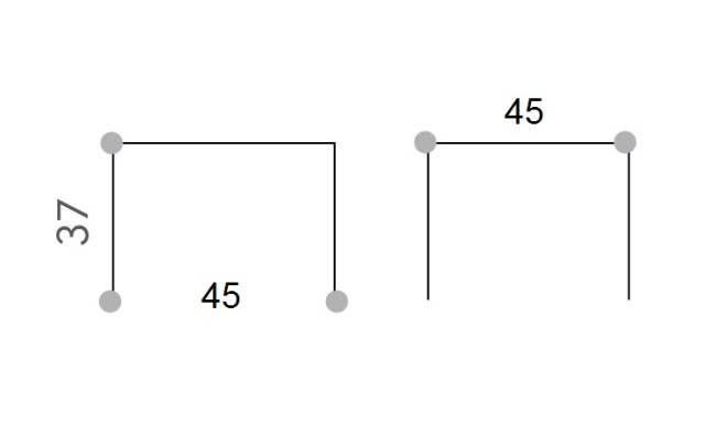 Столик металлический кофейный Venice антрацит 450х450х370 мм