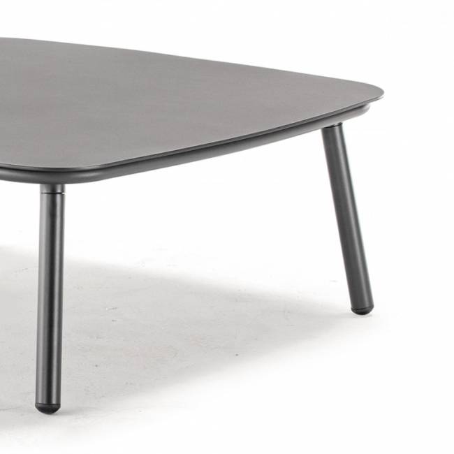 Столик металлический кофейный Venice антрацит 450х450х370 мм