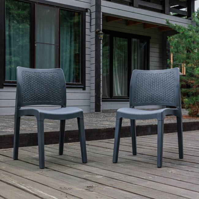 2 стула JULY графит