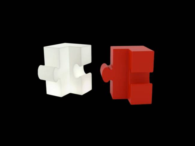 Фигура пластиковая Пазл Puzzle Corner Standard 450х350х500 мм