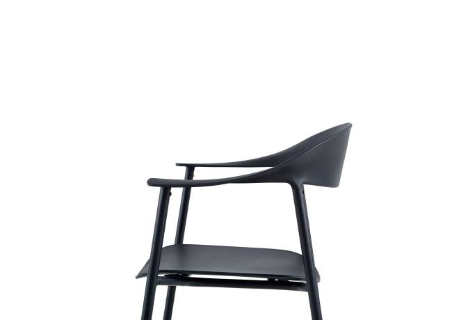 Стул Eila пластик черный