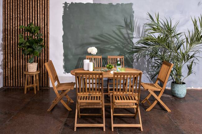 Обеденная группа из акации OXFORD M  Joygarden