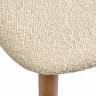 Стул Lucas латте букле с ножками цвета орех Стул Lucas латте букле с ножками цвета орех