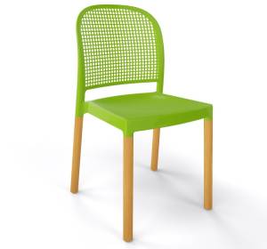 Стул пластиковый Panama BL зеленый 460х570х830 мм