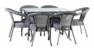 Комплект deco 6 с прямоугольным столом