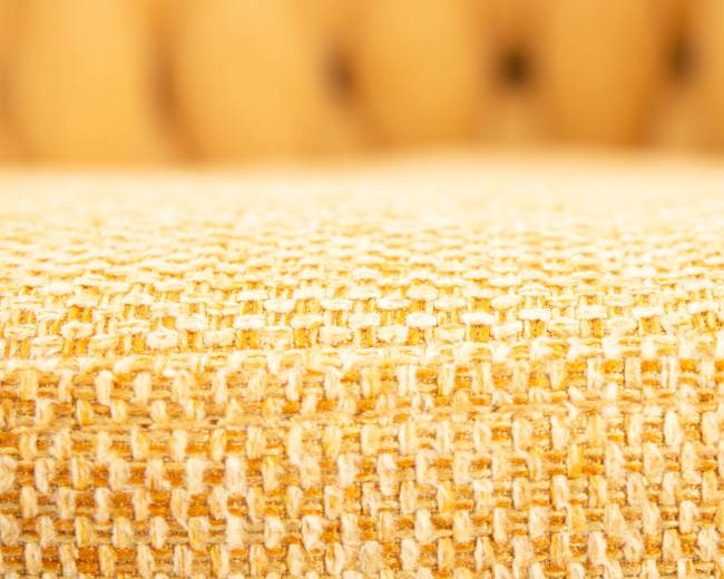 Стул барный DOBRIN LEON, жёлтая ткань (LAR 275-8)