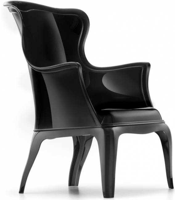 Кресло пластиковое Pasha черный 710х750х980 мм