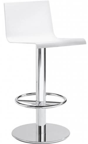 Стул пластиковый барный Kuadra 400х460х1020 мм