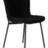 Стул обеденный DOBRIN MILO, черные ножки, черный букле (UF992-12)