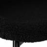 Стул обеденный DOBRIN MILO, черные ножки, черный букле (UF992-12)