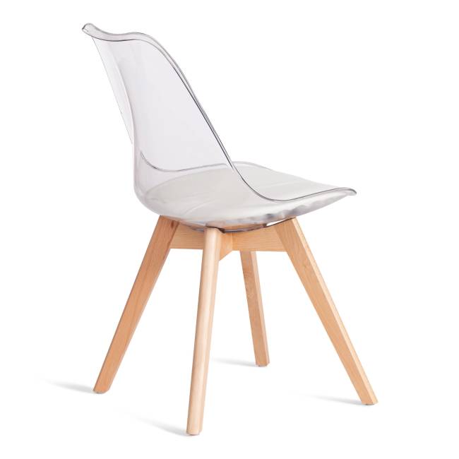 Стул TULIP (mod. 73-1) / 2 шт. в упаковке дерево/пластик/экокожа, 47,5x55x80 см, Прозрачный (Transparent) (Комплект из 2 шт.) прозрачный дерево/пластик/экокожа Стул TULIP (mod. 73-1) / 2 шт. в упаковке дерево/пластик/экокожа, 47,5x55x80 см, Прозрачный (Transparent) (Комплект из 2 шт.) прозрачный дерево/пластик/экокожа